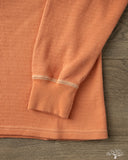 Flat Head FN-THL-101 - Waffle Knit Long-Sleeve Thermal - Light Orange