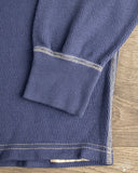 Flat Head FN-THL-101 - Waffle Knit Long-Sleeve Thermal - Navy