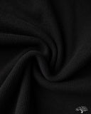Flat Head FN-THLH-004 - Waffle Knit Henley Thermal - Black