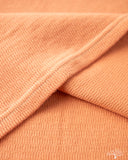 Flat Head FN-THLH-004 - Waffle Knit Henley Thermal - Light Orange