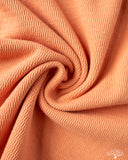 Flat Head FN-THLH-004 - Waffle Knit Henley Thermal - Light Orange