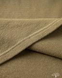 Flat Head FN-THLH-004 - Waffle Knit Henley Thermal - Olive