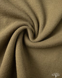 Flat Head FN-THLH-004 - Waffle Knit Henley Thermal - Olive