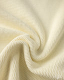 Flat Head FN-THLH-004 - Waffle Knit Henley Thermal - Ivory