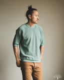Flat Head FN-THW-002 - Thermal Raglan Sleeve T-Shirt - Green