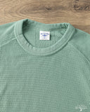Flat Head FN-THW-002 - Thermal Raglan Sleeve T-Shirt - Green