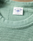Flat Head FN-THW-002 - Thermal Raglan Sleeve T-Shirt - Green