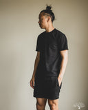 Flat Head FN-TSH-003 - Short-Sleeve Henley T-Shirt - Black