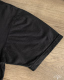 Flat Head FN-TSH-003 - Short-Sleeve Henley T-Shirt - Black