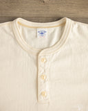 Flat Head FN-TSH-003 - Short-Sleeve Henley T-Shirt - Nature