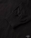 Flat Head FN-TSHL-004 - Long-Sleeve Henley T-Shirt - Black