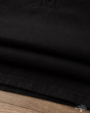 Flat Head FN-TSHL-004 - Long-Sleeve Henley T-Shirt - Black