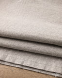 Flat Head FN-TSHL-004 - Long-Sleeve Henley T-Shirt - Grey