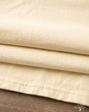 Flat Head FN-TSHL-004 - Long-Sleeve Henley T-Shirt - Ivory