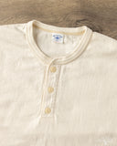 Flat Head FN-TSHL-004 - Long-Sleeve Henley T-Shirt - Nature