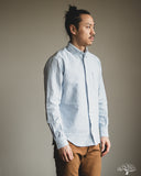 Gitman Vintage Japanese Striped Oxford - Blue