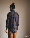 Gitman Vintage Brown Cotton Tweed Check Shirt