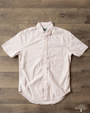 Gitman Vintage Brown Yarn-Dyed Seersucker Short-Sleeve Shirt