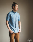 Gitman Vintage Blue Chambray Linen Shirt
