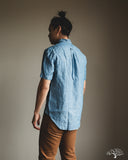 Gitman Vintage Blue Chambray Linen Shirt
