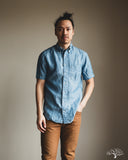 Gitman Vintage Blue Chambray Linen Shirt