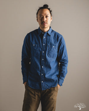 Gitman Vintage - Classic Denim Work Shirt – Withered Fig