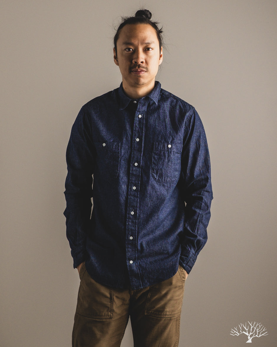 Gitman Vintage Indigo Denim Work Shirt
