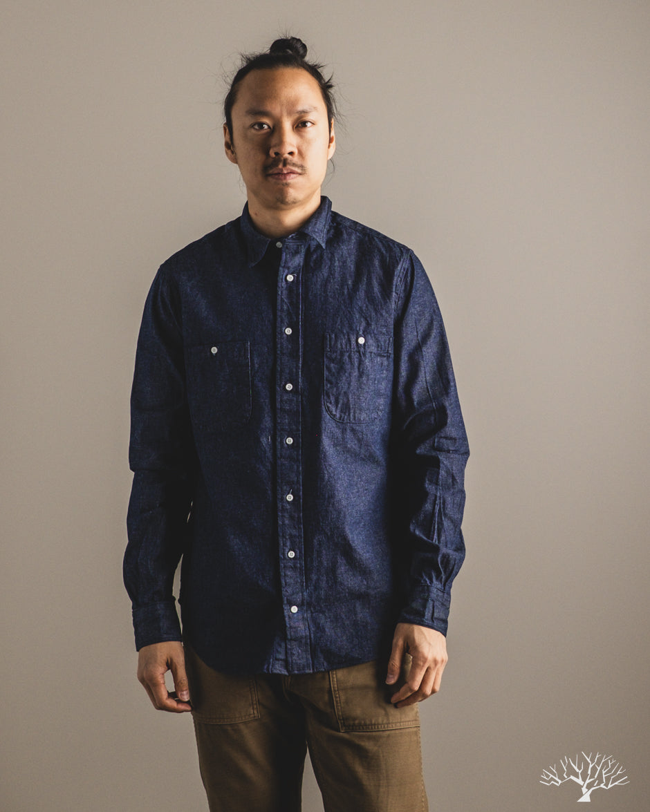 Gitman Vintage Indigo Denim Work Shirt
