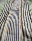 Gitman Vintage Multi-Stripe Cabana Stripe Seersucker Short-Sleeve Shirt