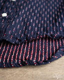 Gitman Vintage Navy Deadstock Japanese Dobby Short-Sleeve Shirt