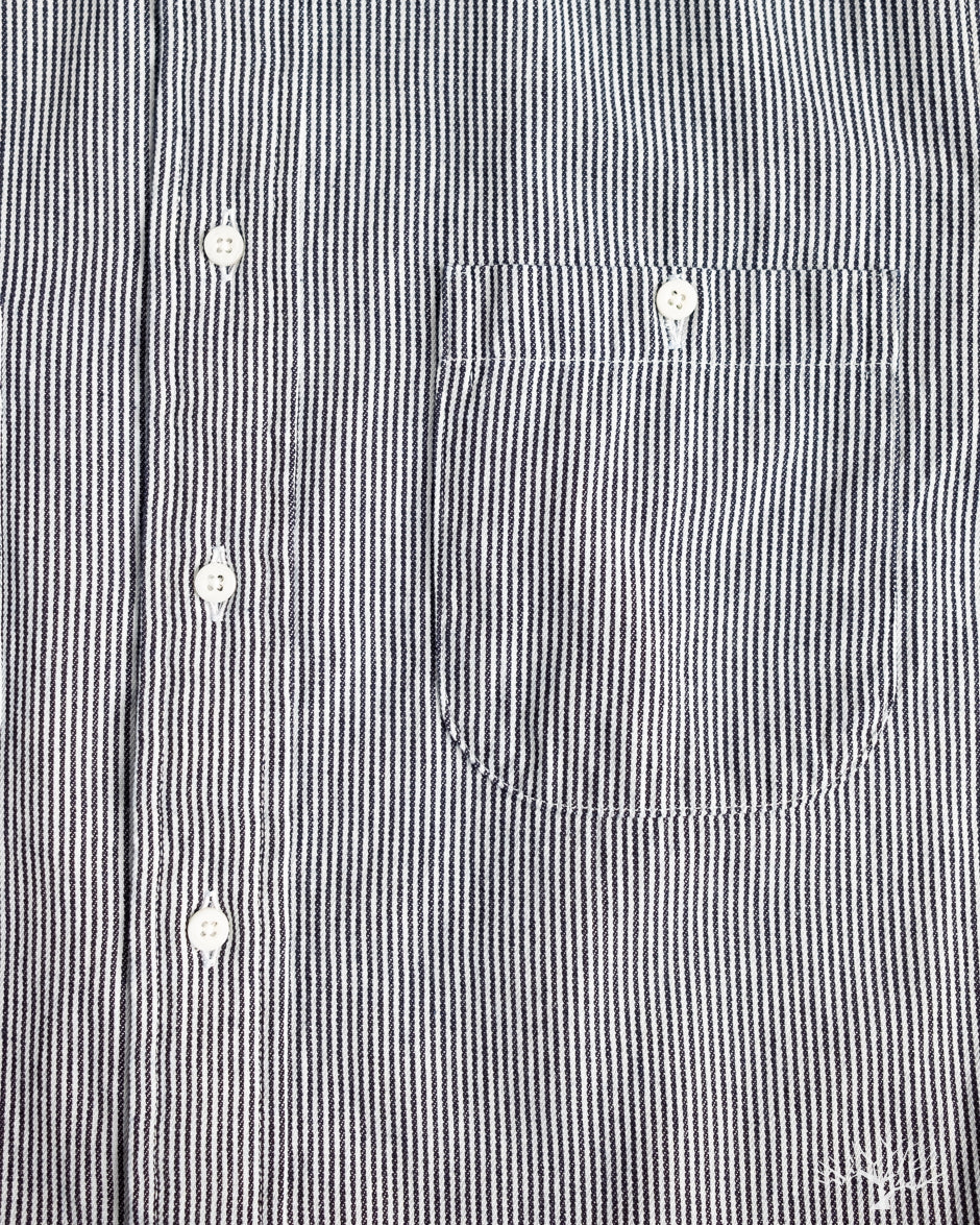 Gitman Vintage Railroad Stripe Denim Work Shirt