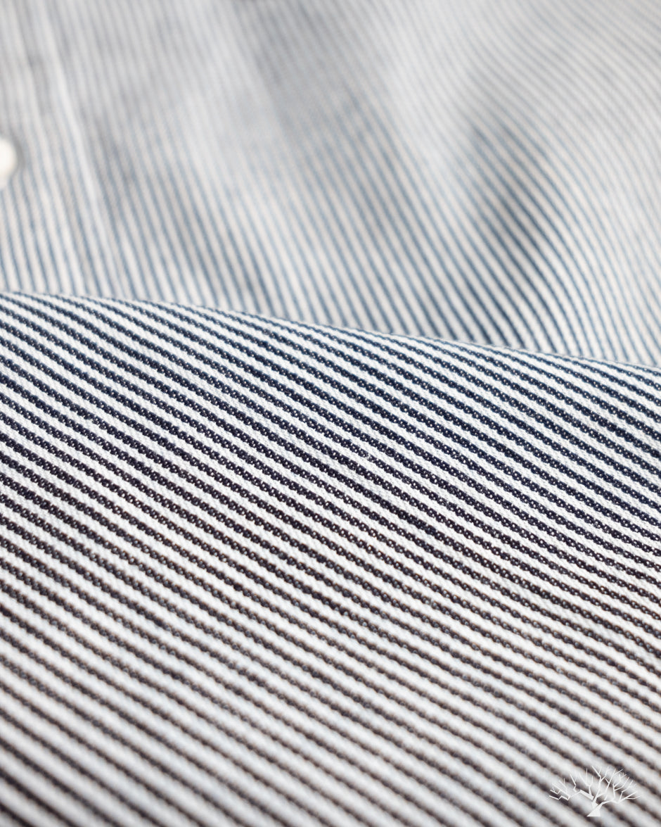 Gitman Vintage Railroad Stripe Denim Work Shirt