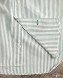 Gitman Vintage Spring Oxford Shirt - Green Stripe