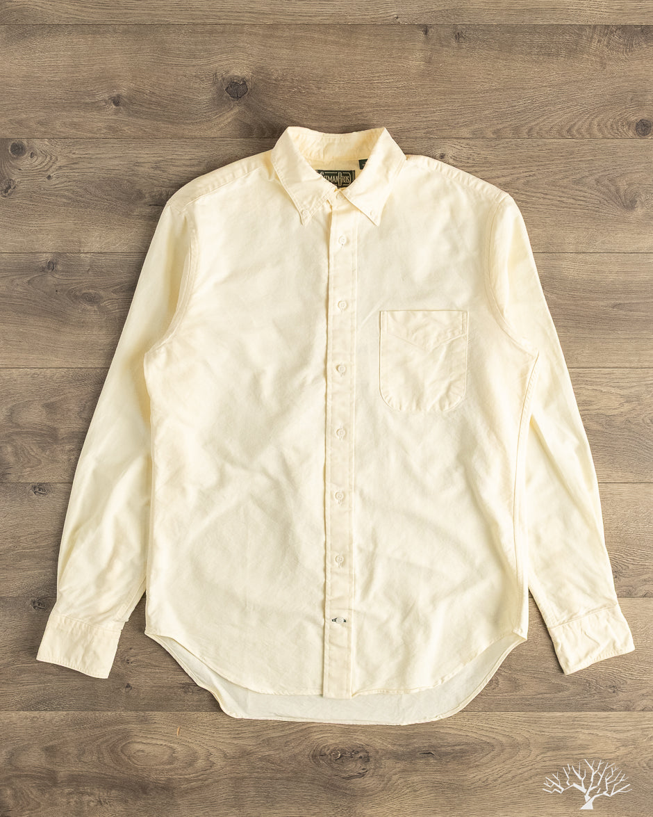 Gitman Vintage - Spring Oxford Shirt - Yellow – Withered Fig