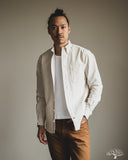 Gitman Vintage Japanese Striped Oxford - Tan