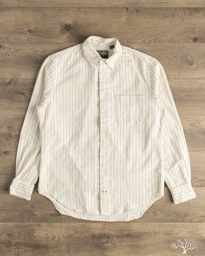 Gitman Vintage Japanese Striped Oxford - Tan