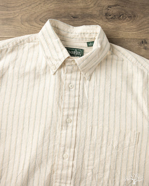 Gitman Vintage - Japanese Striped Oxford - Tan – Withered Fig