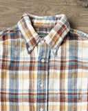 Gitman Vintage White Brushed Triple Yarn Flannel Shirt