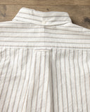 Gitman Vintage Japanese Striped Oxford - White