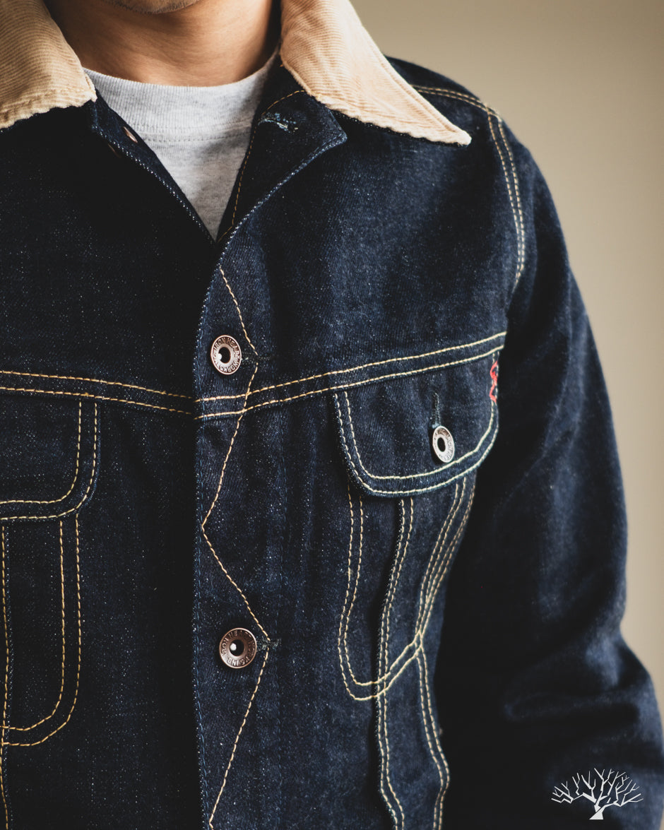 IH-101J-SR - 18oz Selvedge Denim Storm Rider Jacket - Indigo