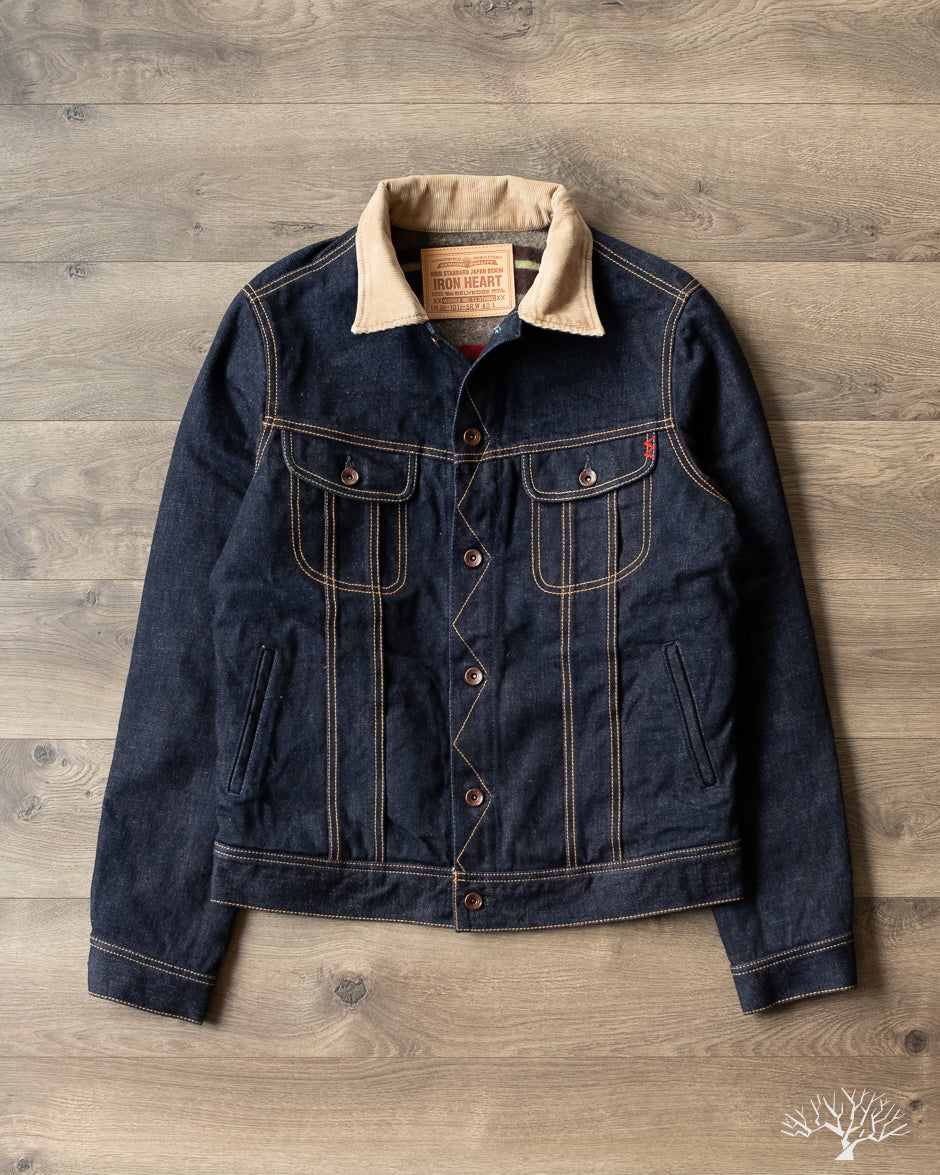 IH-101J-SR - 18oz Selvedge Denim Storm Rider Jacket - Indigo