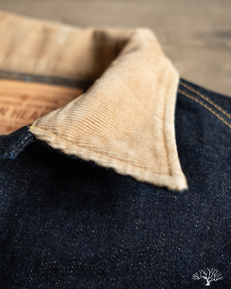 IH-101J-SR - 18oz Selvedge Denim Storm Rider Jacket - Indigo