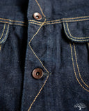 IH-101J-SR - 18oz Selvedge Denim Storm Rider Jacket - Indigo