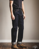 Iron Heart IH-1955S-142 - 14oz Selvedge Denim "1955" Vintage Tapered Cut Jeans - Indigo