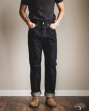 Iron Heart IH-1955S-142 - 14oz Selvedge Denim "1955" Vintage Tapered Cut Jeans - Indigo