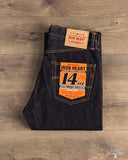 Iron Heart IH-1955S-142 - 14oz Selvedge Denim "1955" Vintage Tapered Cut Jeans - Indigo