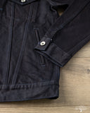 Iron Heart IH-526J-142ib - 14oz Selvedge Denim Modified Type III Jacket - Indigo/Black
