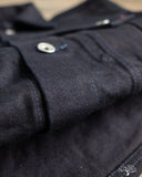 Iron Heart IH-526J-142ib - 14oz Selvedge Denim Modified Type III Jacket - Indigo/Black