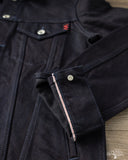 Iron Heart IH-526J-142ib - 14oz Selvedge Denim Modified Type III Jacket - Indigo/Black