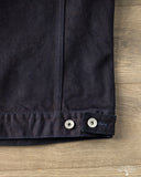 Iron Heart IH-526J-142ib - 14oz Selvedge Denim Modified Type III Jacket - Indigo/Black